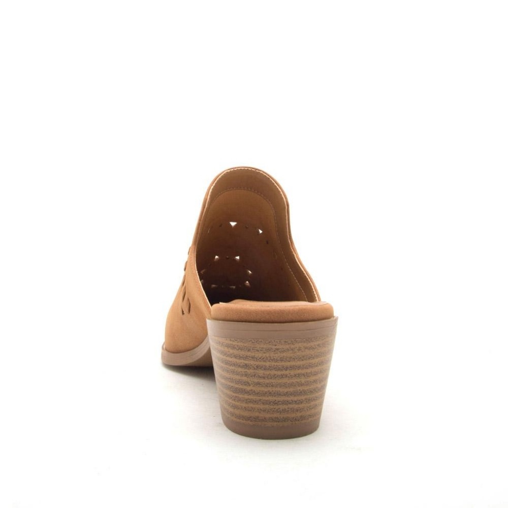 Restocked MONTANA Camel Cut Out Backless Bootie - Picture 4 of 5